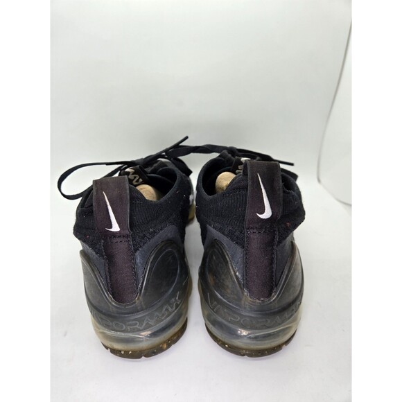 Nike Air VaporMax Flyknit 2021 Shoes Women's 7.5 Black Running Athletic Sneakers - Picture 5 of 8